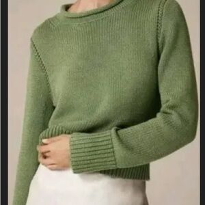 J. Crew Olive Green Crew Neck Sweater-SOLD OUT online